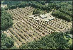 Aerial View of Ralph's Auto Salvage & Sales of Marinette